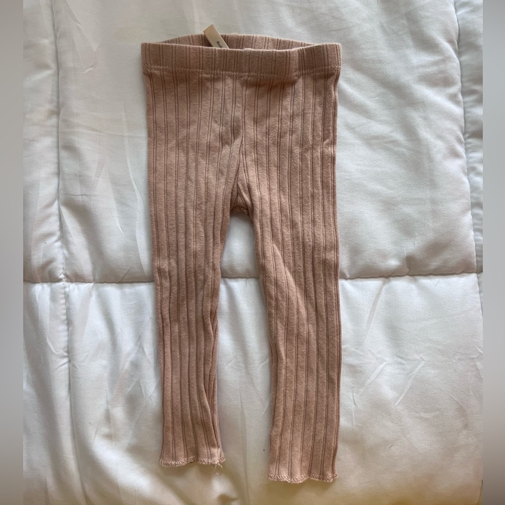Rose Ribbed Leggings
